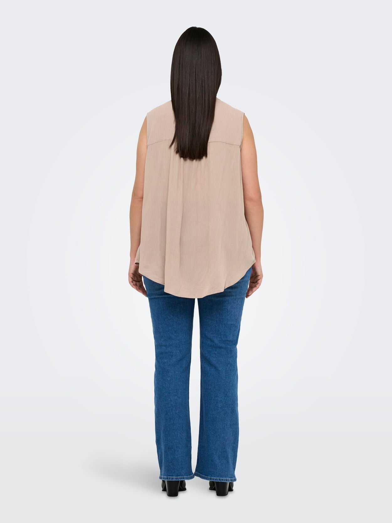ONLY CARMAKOMA  CARJETTE LIFE S/L TOP WVN NOOS