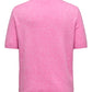 ONLY CARMAKOMA  CARMARGARETA SS O-NECK KNT ROSE