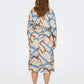 ONLY CARMAKOMA  CARROWA LIFE 3/4 V-NECK CALF DRESS PLUSSIZE