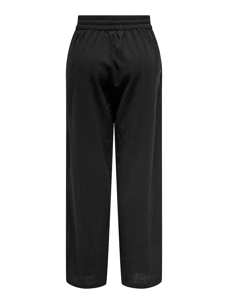 Only Carmakoma  CARTIZANA COTTON LOOSE PANTS WVN NOOS Zwart