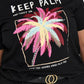 Only Carmakoma  CARELLIOT LIFE S/S O-NECK JEANS TEE JRS zwart