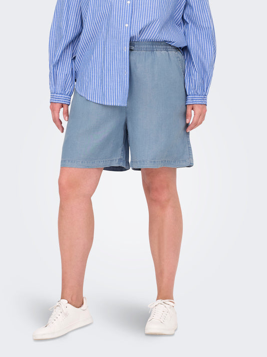 ONLY CARMAKOMA   CARPEMA LIFE LYOCELL DNM SHORTS YOK