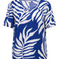 Only Carmakoma CARHELEN LIFE SS TOP AOP BS Mazarine Blue