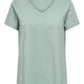 ONLY CARMAKOMA  CARBONNIE LIFE S/S V A-SHAPE TEE NOOS