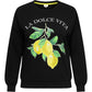 Only Carmakoma  CARLACEY LIFE L/S O-NECK SWEAT JRS