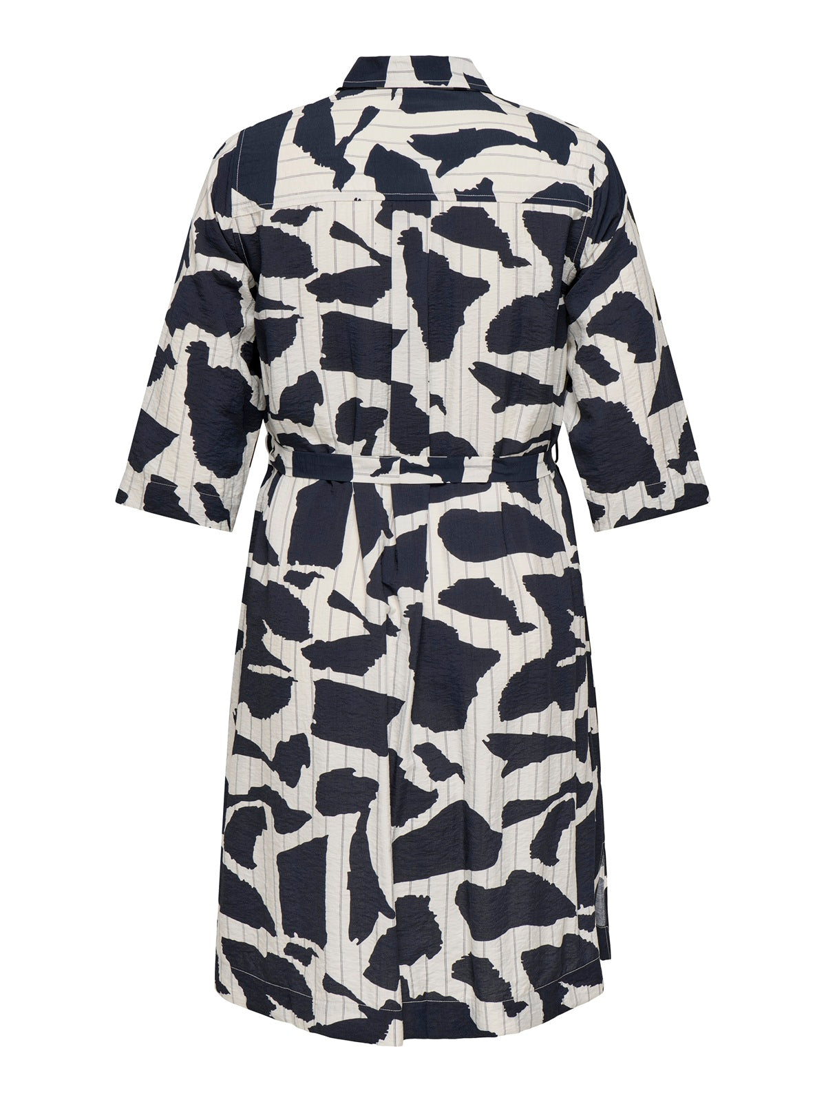 ONLY CARMAKOMA  CARMISIA 3/4 BLK SHIRT DRESS WVN