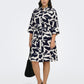 ONLY CARMAKOMA  CARMISIA 3/4 BLK SHIRT DRESS WVN