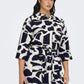 ONLY CARMAKOMA  CARMISIA 3/4 BLK SHIRT DRESS WVN