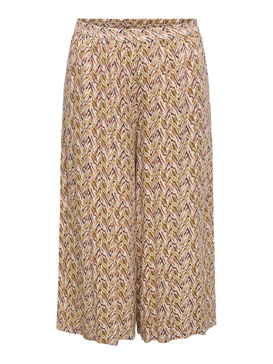 ONLY CARMAKOMA  CARNOVA CALF SKIRT PANT AOP