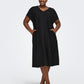 Only Carmakoma  CARJOANNA V-NECK IN-ONE CALF DRESS WVN