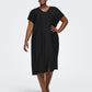 Only Carmakoma  CARJOANNA V-NECK IN-ONE CALF DRESS WVN