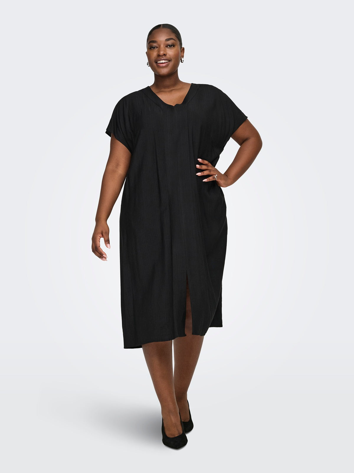 Only Carmakoma  CARJOANNA V-NECK IN-ONE CALF DRESS WVN