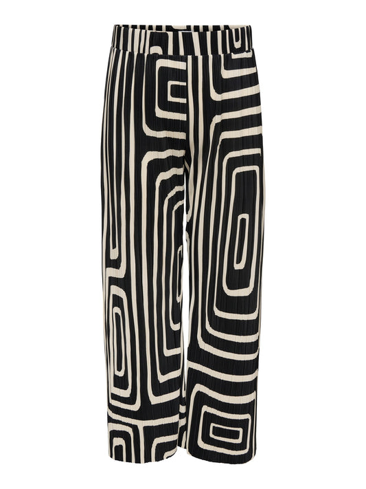 ONLY CARMAKOMA  CARRAVENNA PLISSE AOP PANT JRS