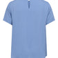 ONLY CARMAKOMA CARVICO LIFE S/S TOP VIS WVN BLAUW
