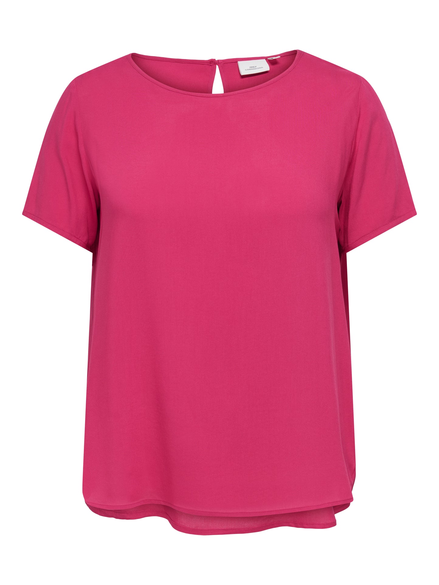 ONLY CARMAKOMA CARVICO LIFE S/S TOP VIS WVN ROOD