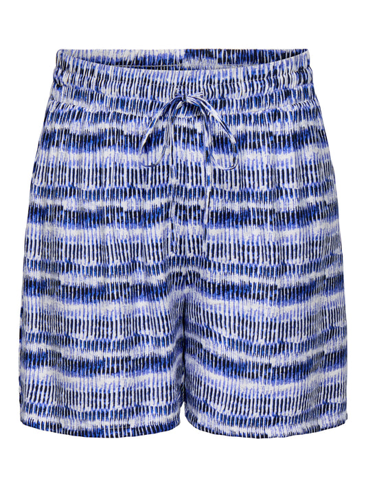 ONLY CARMAKOMA  CARHAVANA SHORTS AOP BLAUW
