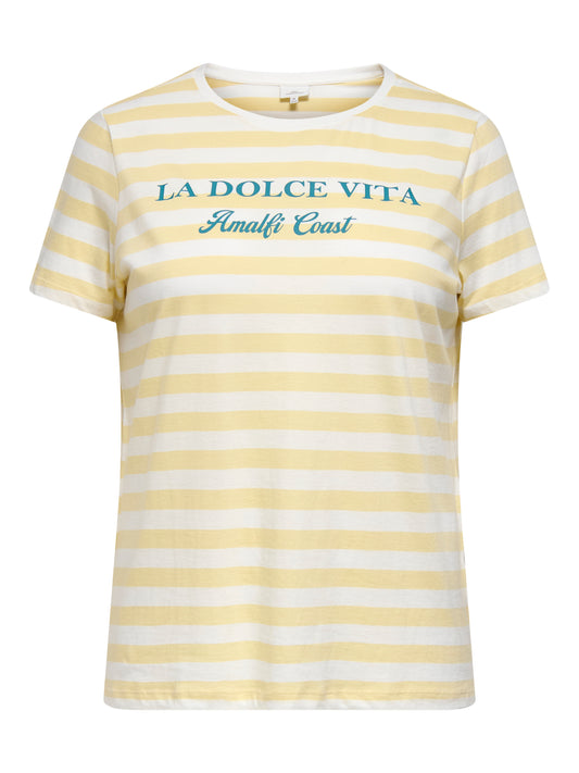 Only Carmakoma  CARCLARA S/S O-NECK REG TEE JRS