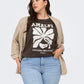 ONLY CARMAKOMA  CARESMA SS O-NECK JEANS FIT TEE JRS