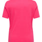 ONLY CARMAKOMA CARJENNY SS PRINT JEANS TEE JRS  Raspberry