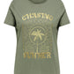 ONLY CARMAKOMA  CARNOVIA S/S O-NECK REG TEE JRS