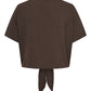 ONLY CARMAKOMA  CAREVALOU METTA 2/4 KNOT SHIRT WVN