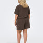ONLY CARMAKOMA  CAREVALOU METTA 2/4 KNOT SHIRT WVN