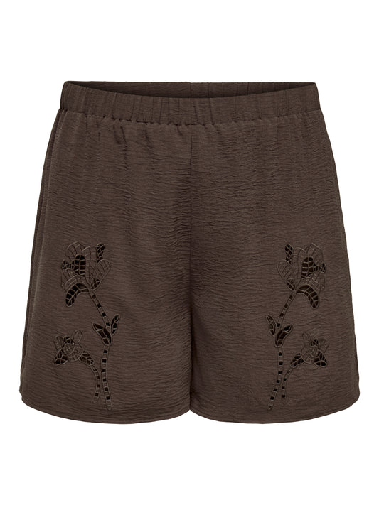 ONLY CARMAKOMA   CAREVALOU METTA EMBROIDERY SHORTS WVN