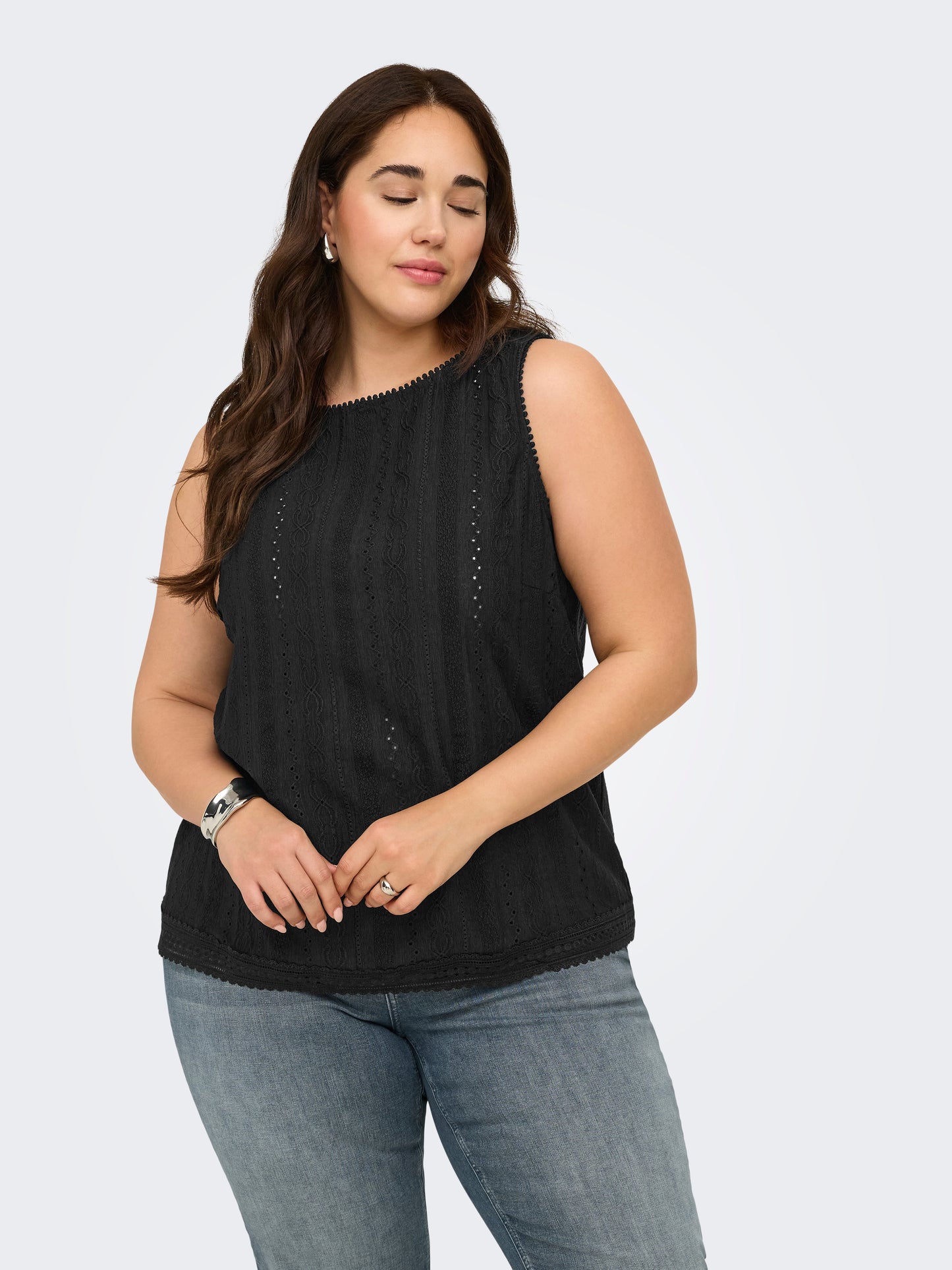 ONLY CARMAKOMA  CARSOL S/L BOATNECK TOP JRS