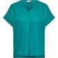 ONLY CARMAKOMA  CARBAY S/S V-NECK TOP WVN