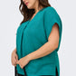 ONLY CARMAKOMA  CARBAY S/S V-NECK TOP WVN