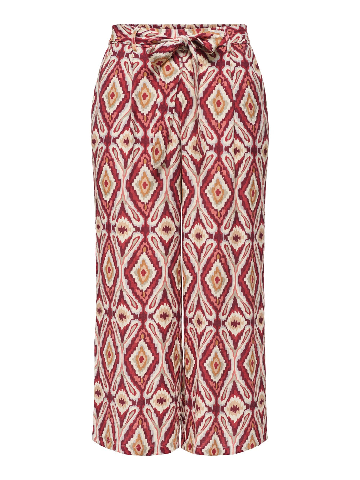 ONLY CARMAKOMA  CARMIKASI CULOTTE BELT PANTS AOP
