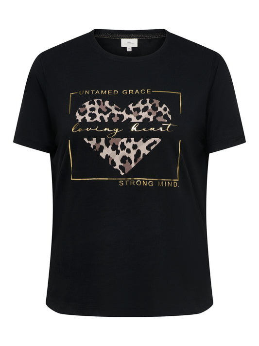 ONLY CARMAKOMA  CARNIKO S/S O-NECK REG TEE JRS