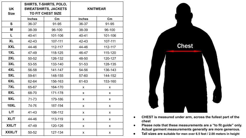 Duke 555 Dewsbury T-shirt Zwart Big Men Size