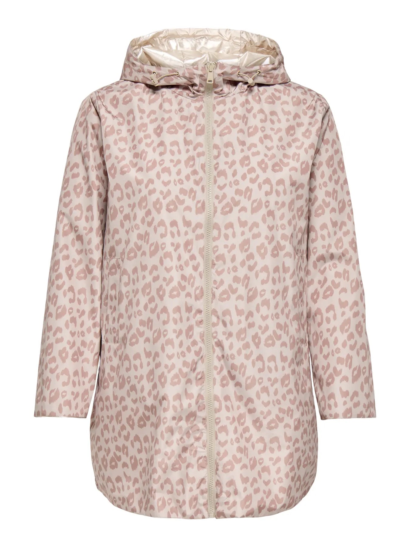 ONLY CARMAKOMA CARFRY LIFE REVERSIBLE LEO COAT OTW