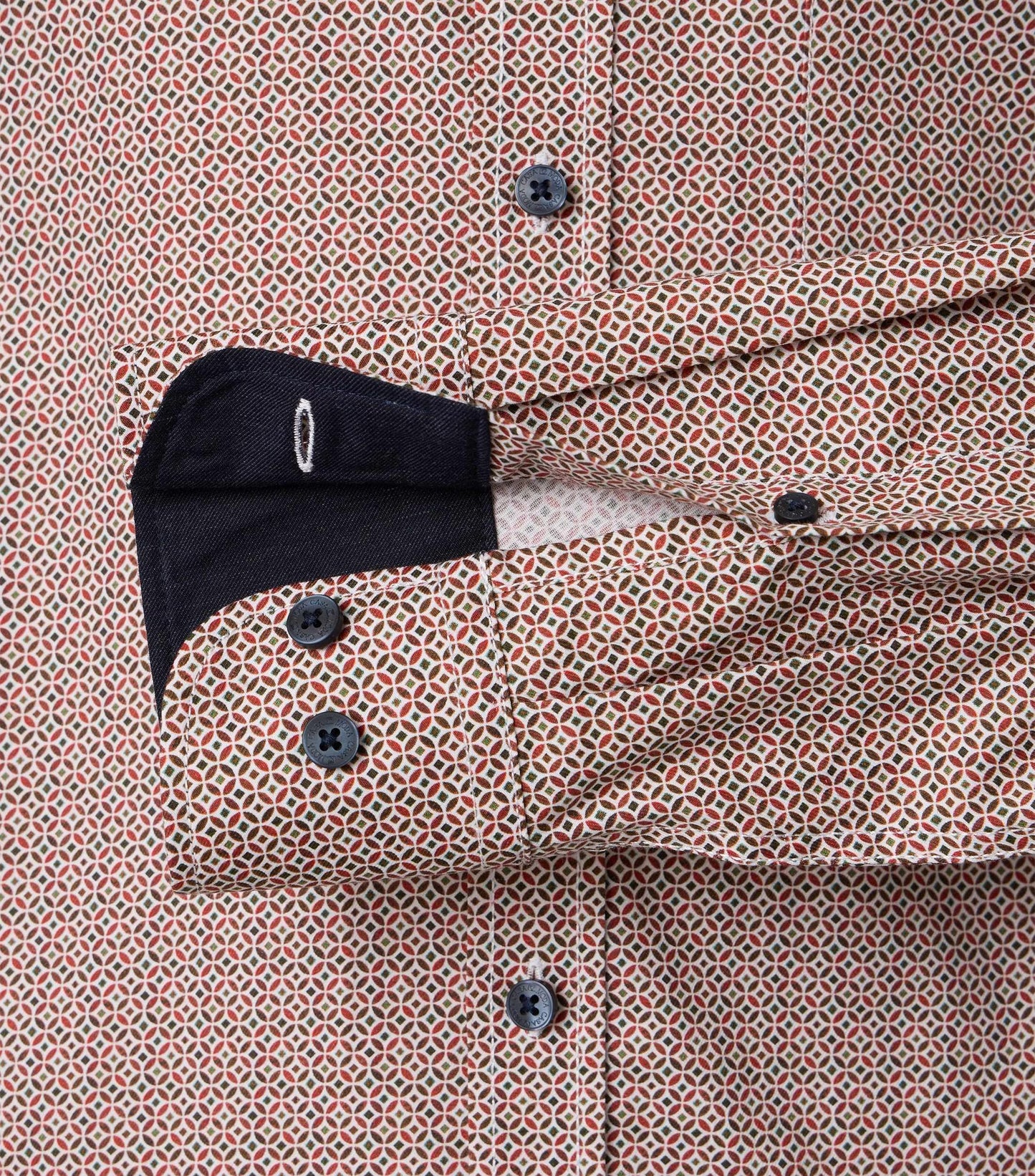 Casa Moda overhemd rood print