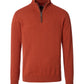 Casa Moda zip pullover troyer plain picante