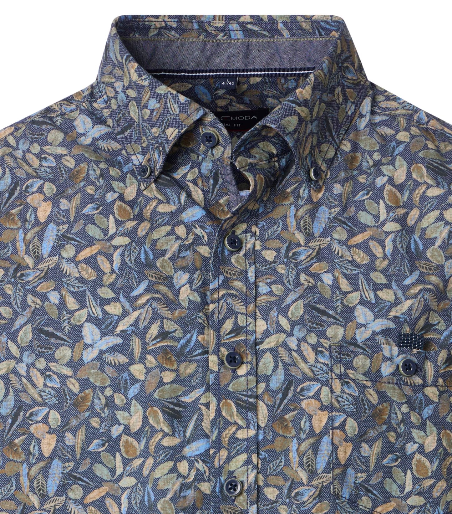 Casa Moda casual fit overhemd blue