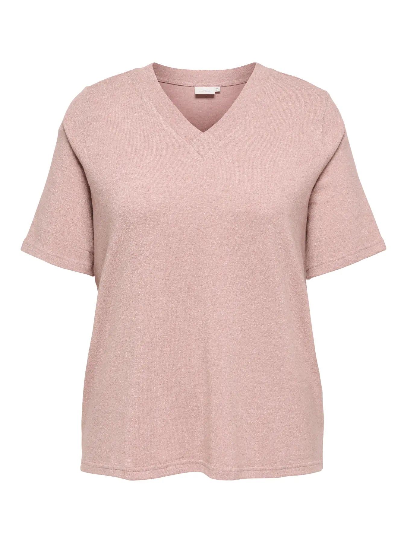 ONLY CARMAKOMA CARGABBY 2/4 SLEEVE V-NECK BLOUSE JRS