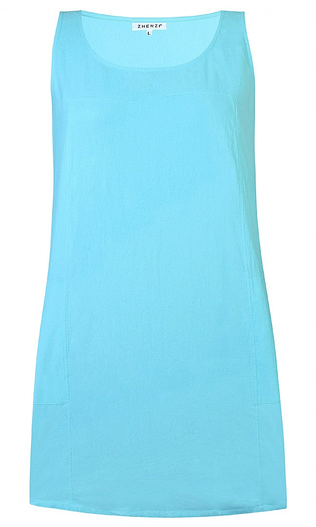 Zhenzi Amin jurk lichtblauw