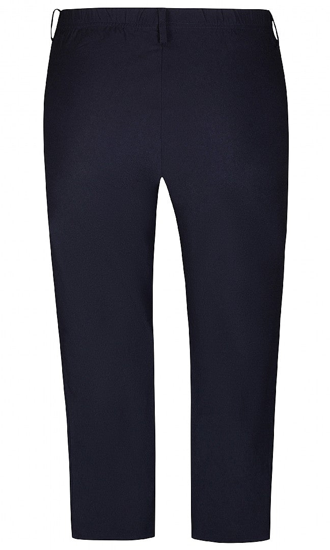 Zhenzi Twist fit broek navy/donkerblauw