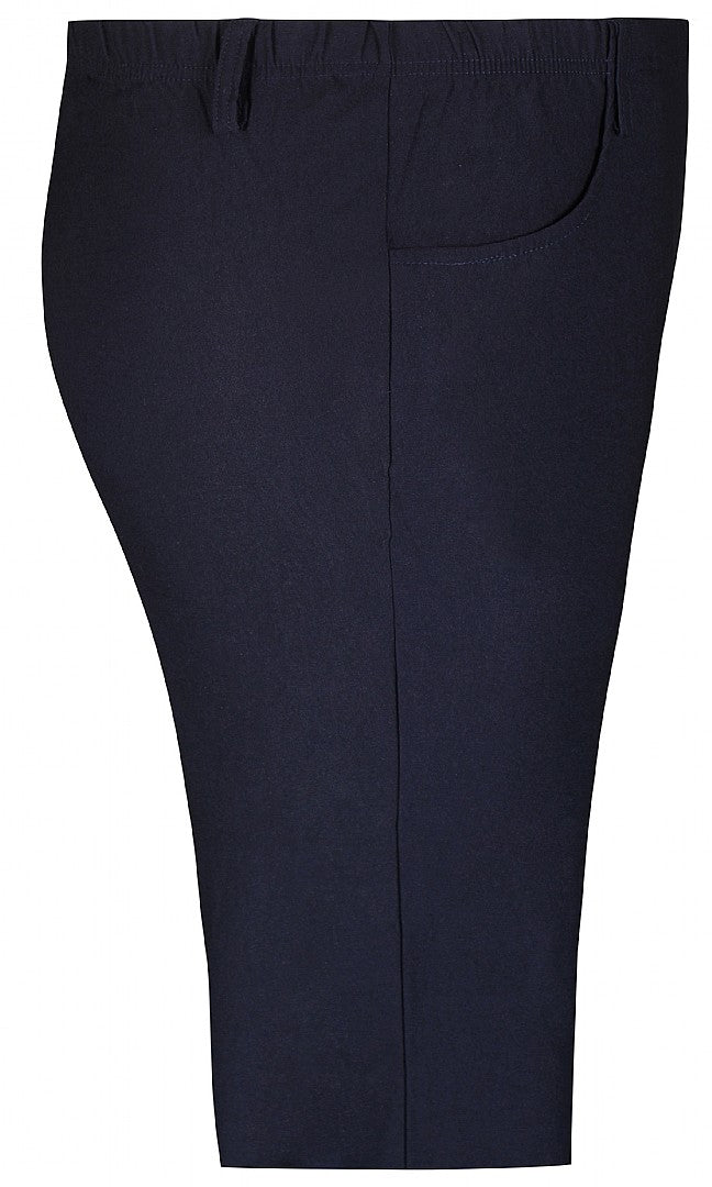 Zhenzi Twist fit broek navy/donkerblauw