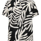 Only Carmakoma CARVICA LIFE SS TOP Blauw Printed