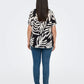 Only Carmakoma CARVICA LIFE SS TOP Blauw Printed