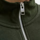 JJESOHO SWEAT QUARTER ZIP HN NOOS GROEN