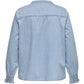 ONLY CARMAKOMA CARMETTA LS DNM SHIRT Light blue denim