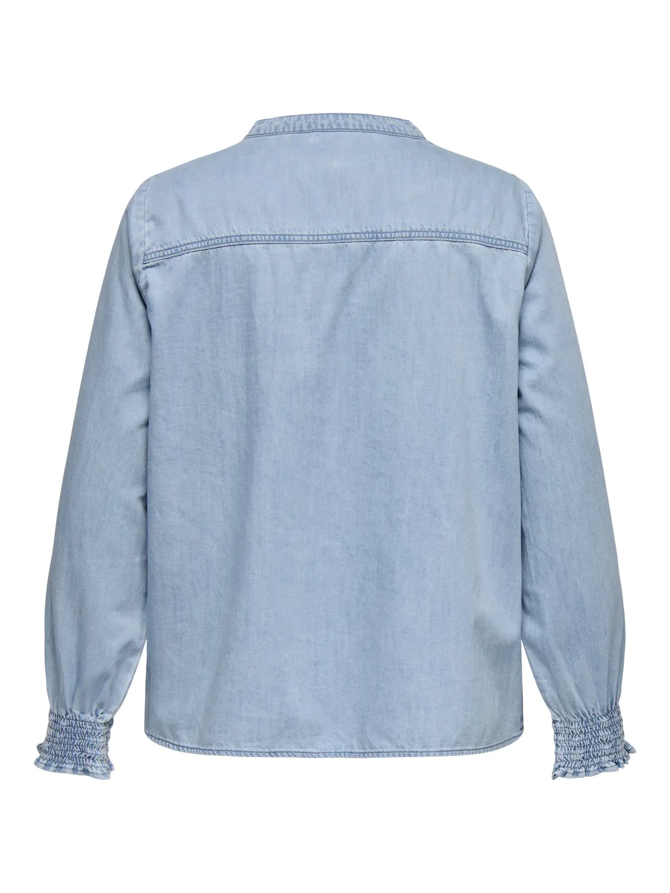 ONLY CARMAKOMA CARMETTA LS DNM SHIRT Light blue denim