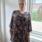 STUDIO Birgitte jurk blauw/oranje