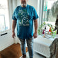Duke 555 Fernsby T-shirt Blauw Plussize